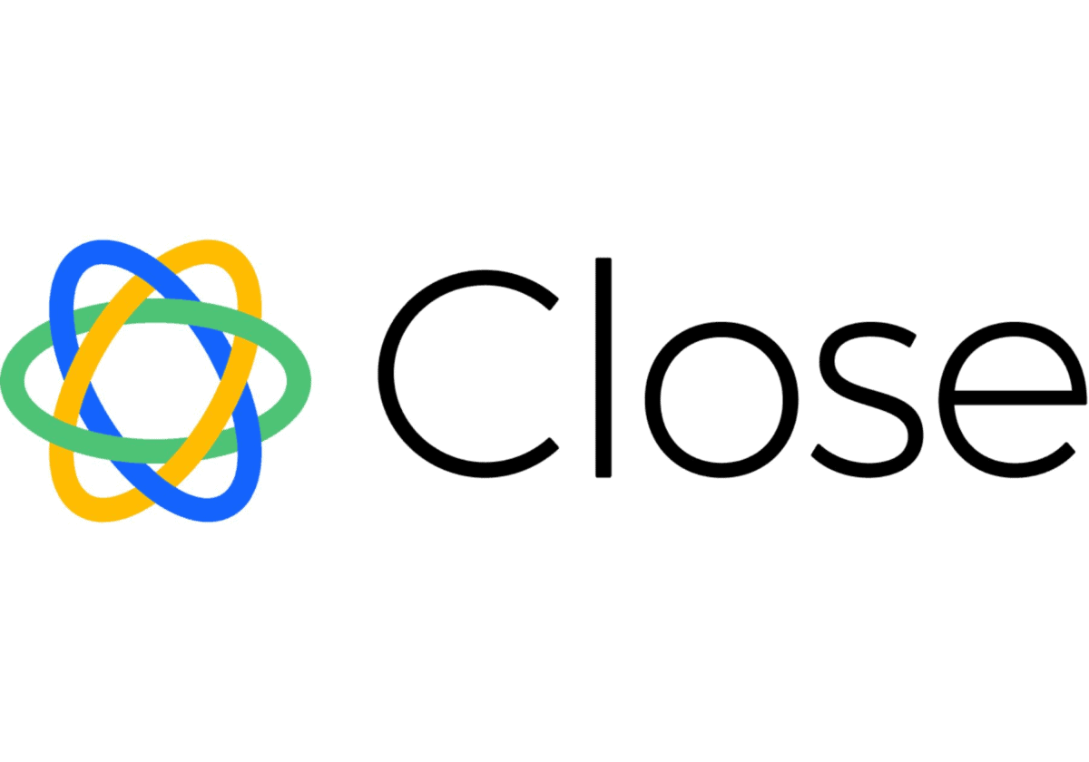 Close CRM dark colored logo with white background